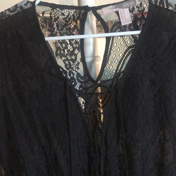 LACE ROMPER (black) - Picture 4 of 4